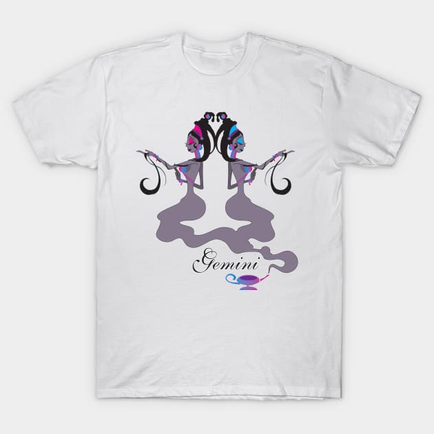 Starlight Gemini T-Shirt by The Cuban Witch